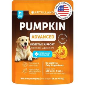 Pumpkin Powder For Dogs Digestive Support 16 OZ Fiber Supplement For Constipation For Gut Healthy Skin Digestion Glands Firm Stool Poop Anti Diar (Option: 1pcs) Pumpkin Powder For Dogs Digestive Support 16 OZ Fiber Supplement For Constipation For Gut Healthy Skin Digestion Glands Firm Stool Poop Anti Diar (Option: 1pcs)